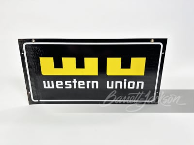 VINTAGE WESTERN UNION PORCELAIN SIGN - 2