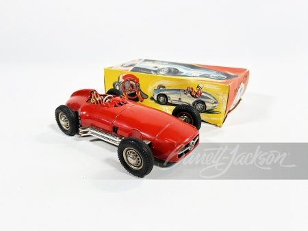 CIRCA 1950S MERCEDES-BENZ WIND-UP RACER TIN TOY