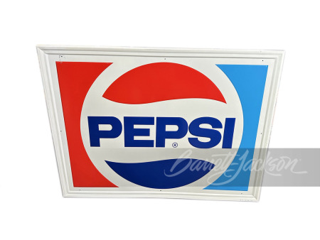 VINTAGE PEPSI-COLA TIN SIGN