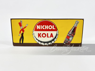 EARLY 1950S NICHOL KOLA TIN SIGN