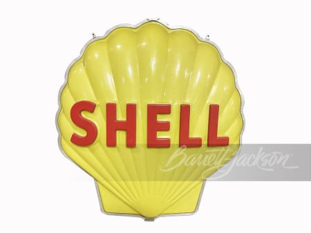 LATE 1950S-EARLY '60S SHELL OIL THREE-DIMENSIONAL SIGN