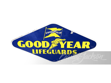 1940S GOODYEAR LIFEGUARDS PORCELAIN SIGN