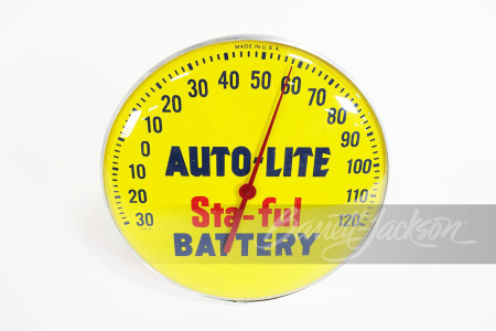 1950S-EARLY '60S AUTO-LITE STA-FUL BATTERY DIAL THERMOMETER