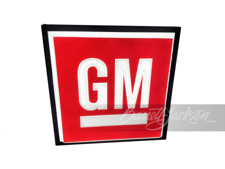 VINTAGE LATE 1960S GM AUTOMOBILES LIGHT-UP SIGN