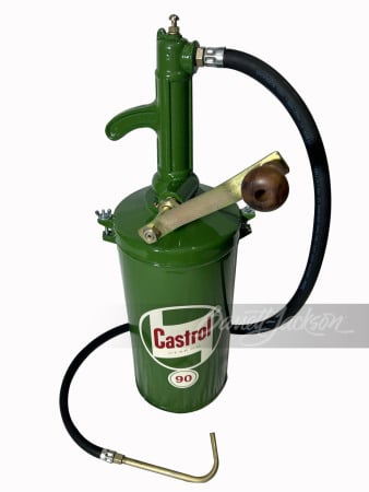 CIRCA 1940S-50S CASTROL MOTOR OIL HAND-CRANK GREASER