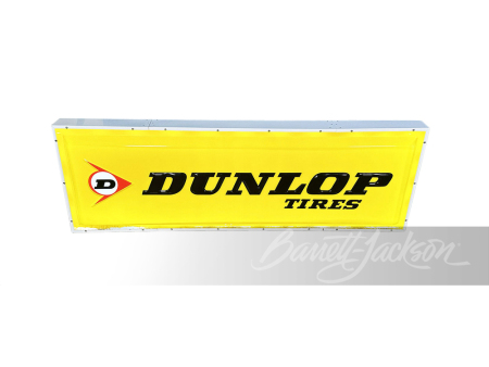 CIRCA 1970S DUNLOP TIRES LIGHT-UP SIGN