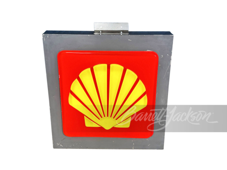 VINTAGE SHELL OIL LIGHT-UP SIGN