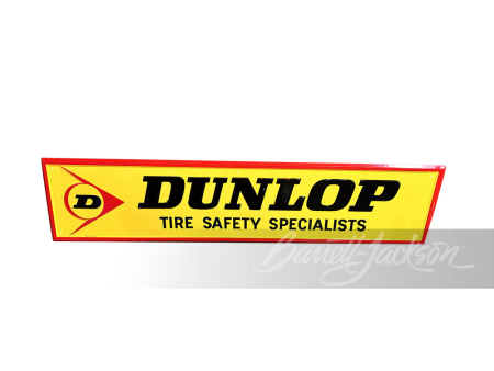 1970S DUNLOP TIRES TIN SIGN