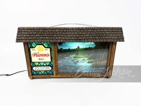 VINTAGE HAMM'S BEER SCENE-O-RAMA SIGN