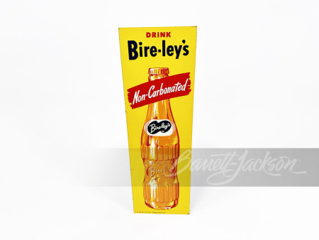 1950 BIRELEY'S ORANGE SODA TIN SIGN