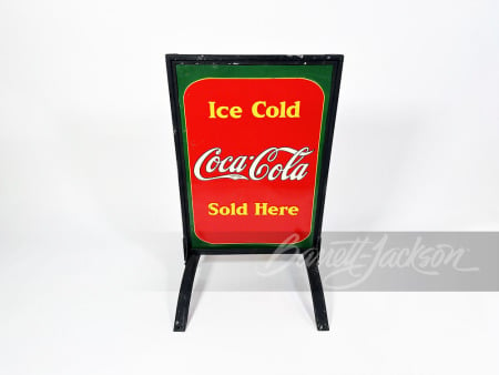 1930S COCA-COLA TIN CURB SIGN