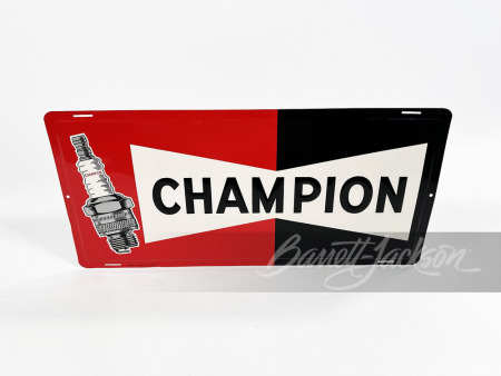 1962 CHAMPION SPARK PLUGS TIN SIGN