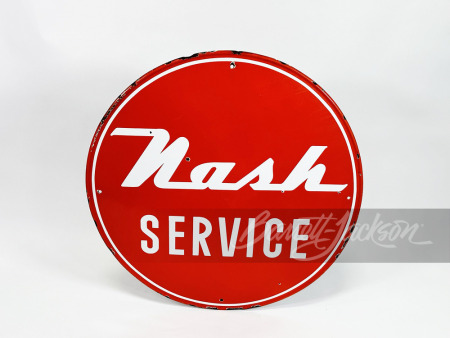 NASH SERVICE PORCELAIN SIGN