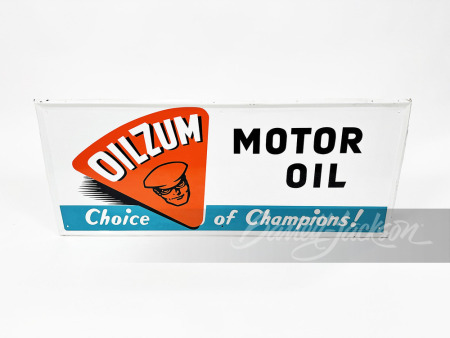 OILZUM MOTOR OIL TIN SIGN