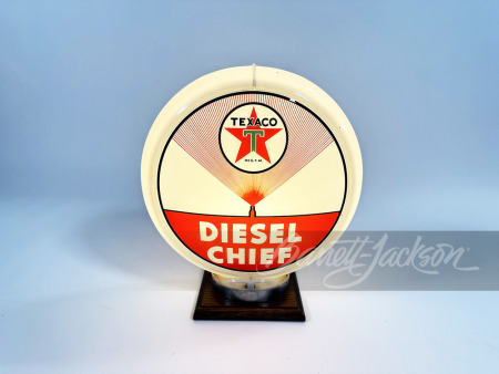 1940S TEXACO DIESEL CHIEF GAS PUMP GLOBE