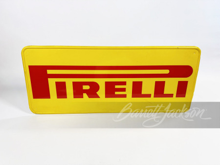 CIRCA 1970S PIRELLI TIRES TIN SIGN