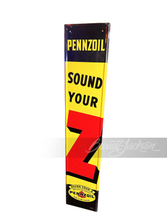 1954 PENNZOIL TIN SIGN