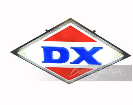 1960S DX OIL LIGHT-UP SIGN