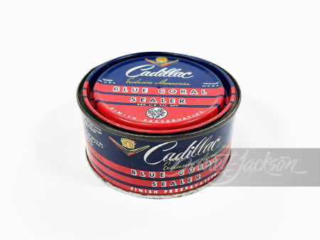 1940S-50S CADILLAC BLUE CORAL AUTOMOTIVE FINISH SEALER TIN