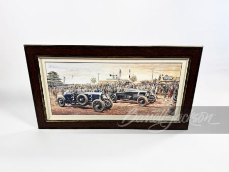 SAFETY STUTZ RACER OIL PRINT ON CANVAS