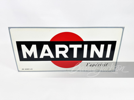 CIRCA 1960S MARTINI L'APERITIF TIN SIGN