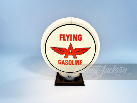 1950S ASSOCIATED FLYING A SERVICE GAS PUMP GLOBE