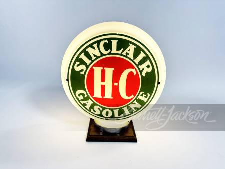 1930S HC SINCLAIR GASOLINE GAS PUMP GLOBE