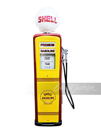 1940S SHELL OIL GILBARCO MODEL #96 GAS PUMP