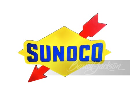 VINTAGE SUNOCO OIL LIGHT-UP SIGN