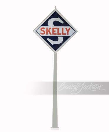 1940S-50S SKELLY OIL PORCELAIN SIGN