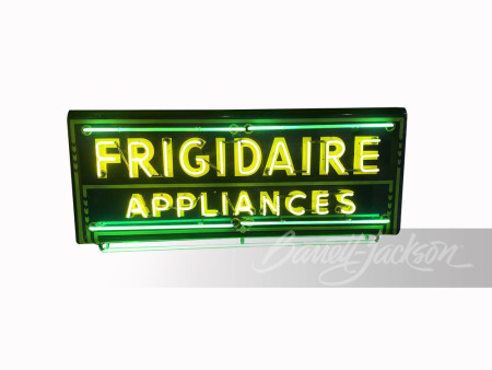 CIRCA 1940S FRIGIDAIRE APPLIANCES NEON PORCELAIN SIGN