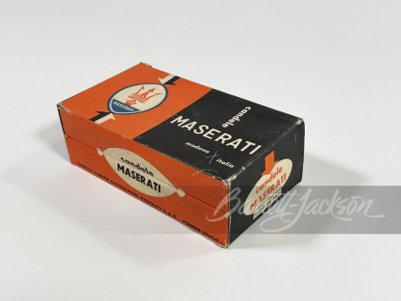 LATE 1950-EARLY '60S MASERATI SPARK PLUGS DISPLAY BOX