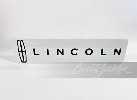 NEWER LINCOLN AUTOMOBILES TIN SIGN