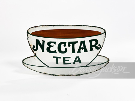 1920S NECTAR TEA PORCELAIN SIGN