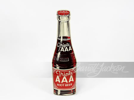 1948 AAA ROOT BEER TIN SIGN