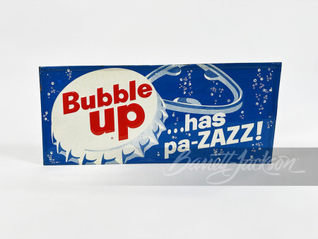 1960S BUBBLE UP SODA TIN SIGN