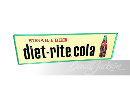 LATE 1950S DIET-RITE COLA TIN SIGN