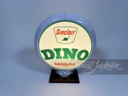 LATE 1950S SINCLAIR DINO GASOLINE GAS PUMP GLOBE