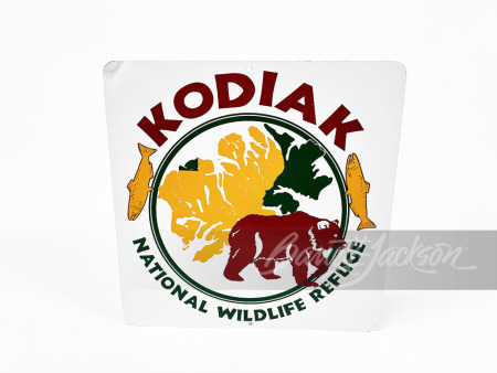 KODIAK NATIONAL WILDLIFE REFUGE TIN SIGN