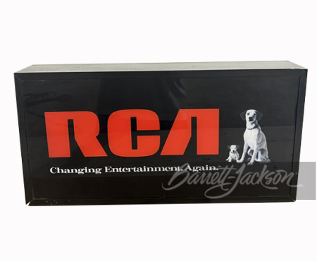 LATE 1970S-EARLY '80S RCA LIGHT-UP SIGN