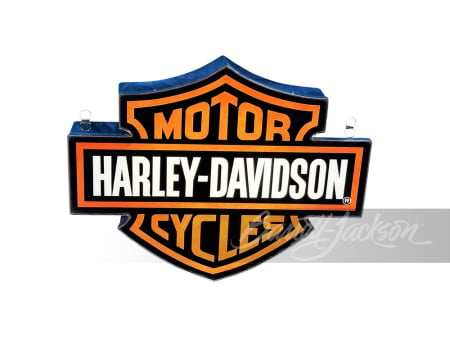 CIRCA 1990S HARLEY-DAVIDSON MOTORCYCLES LIGHT-UP SIGN