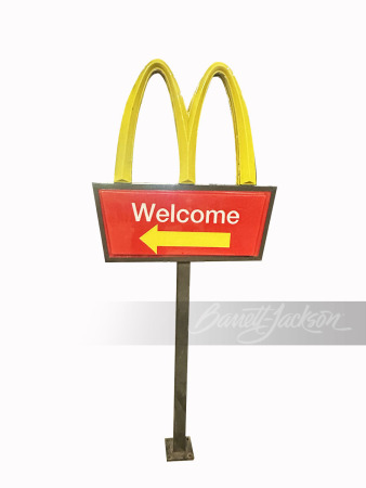 VINTAGE MCDONALD'S "WELCOME" LIGHT-UP SIGN