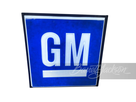 VINTAGE LATE 1960S GM AUTOMOBILES LIGHT-UP SIGN