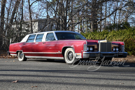 1978 LINCOLN CONTINENTAL FORMERLY USED BY JACKIE GLEASON