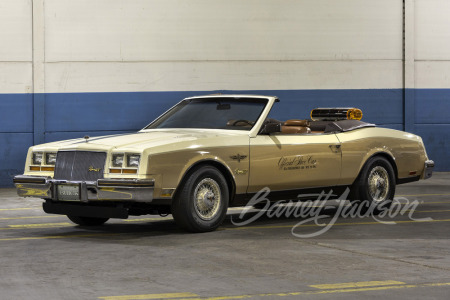 1982 BUICK RIVIERA CONVERTIBLE INDIANAPOLIS 500 PACE CAR