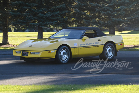 1986 CHEVROLET CORVETTE INDY PACE CAR CONVERTIBLE