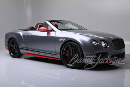 2017 BENTLEY CONTINENTAL GTC SPEED BLACK EDITION CONVERTIBLE