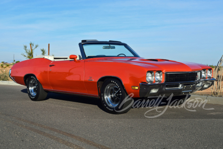 1972 BUICK GS 455 STAGE 1 CONVERTIBLE