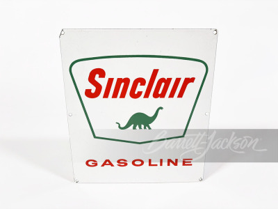 1960 SINCLAIR GASOLINE PORCELAIN PUMP PLATE SIGN