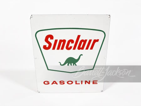 1960 SINCLAIR GASOLINE PORCELAIN PUMP PLATE SIGN